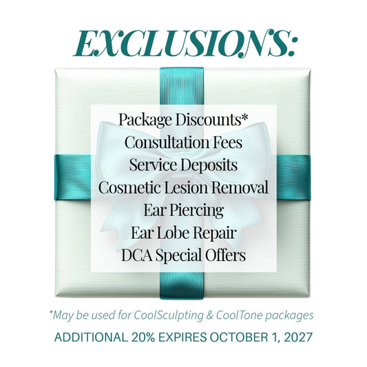 20% Off Customer Appreciation Gift Certificate for Aesthetic Services