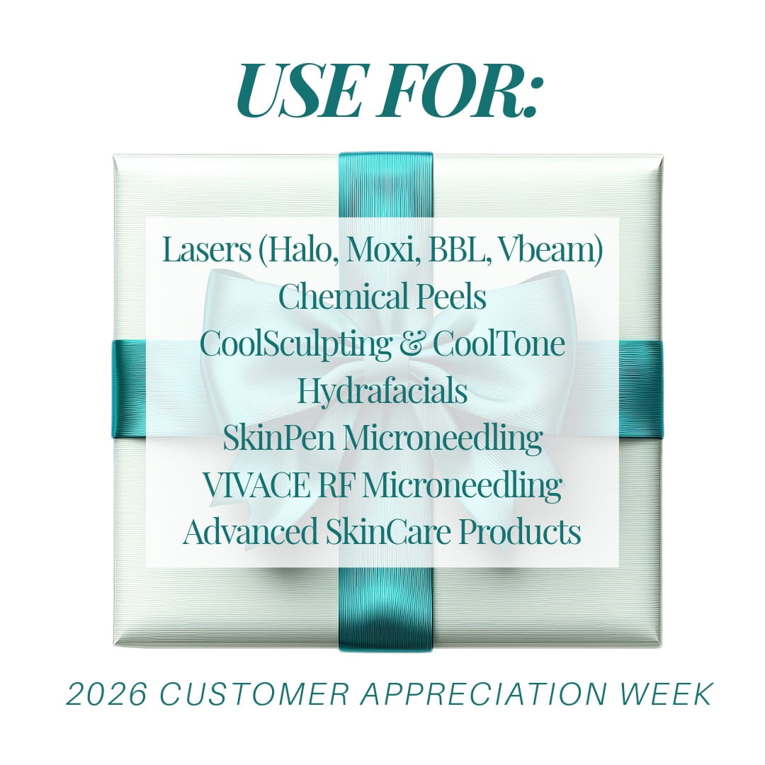 20% Off Customer Appreciation Gift Certificate for Aesthetic Services