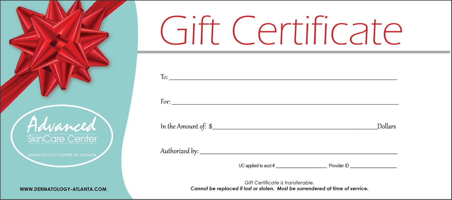 DCA Gift Certificate