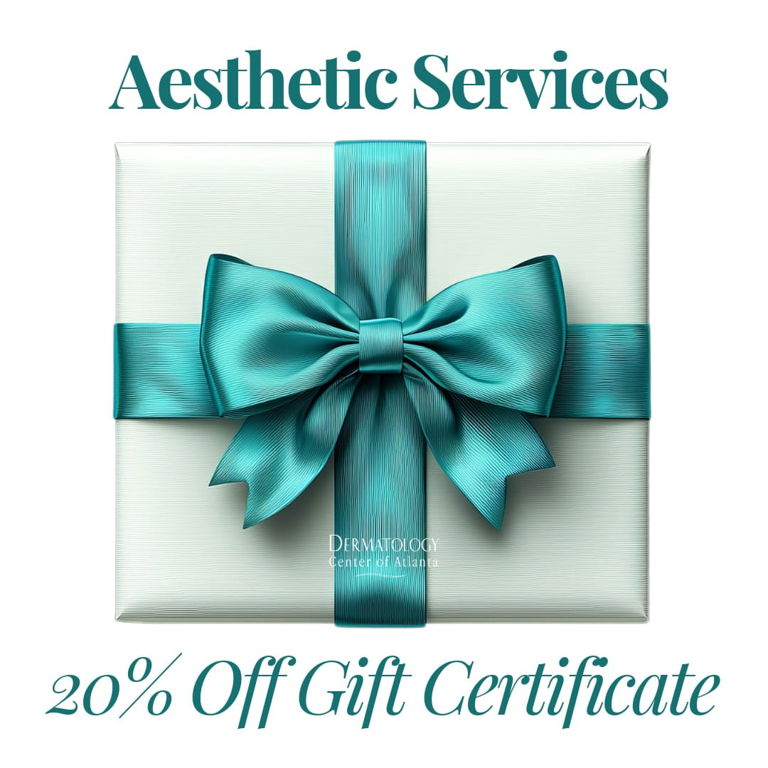 20% Off Customer Appreciation Gift Certificate for Aesthetic Services