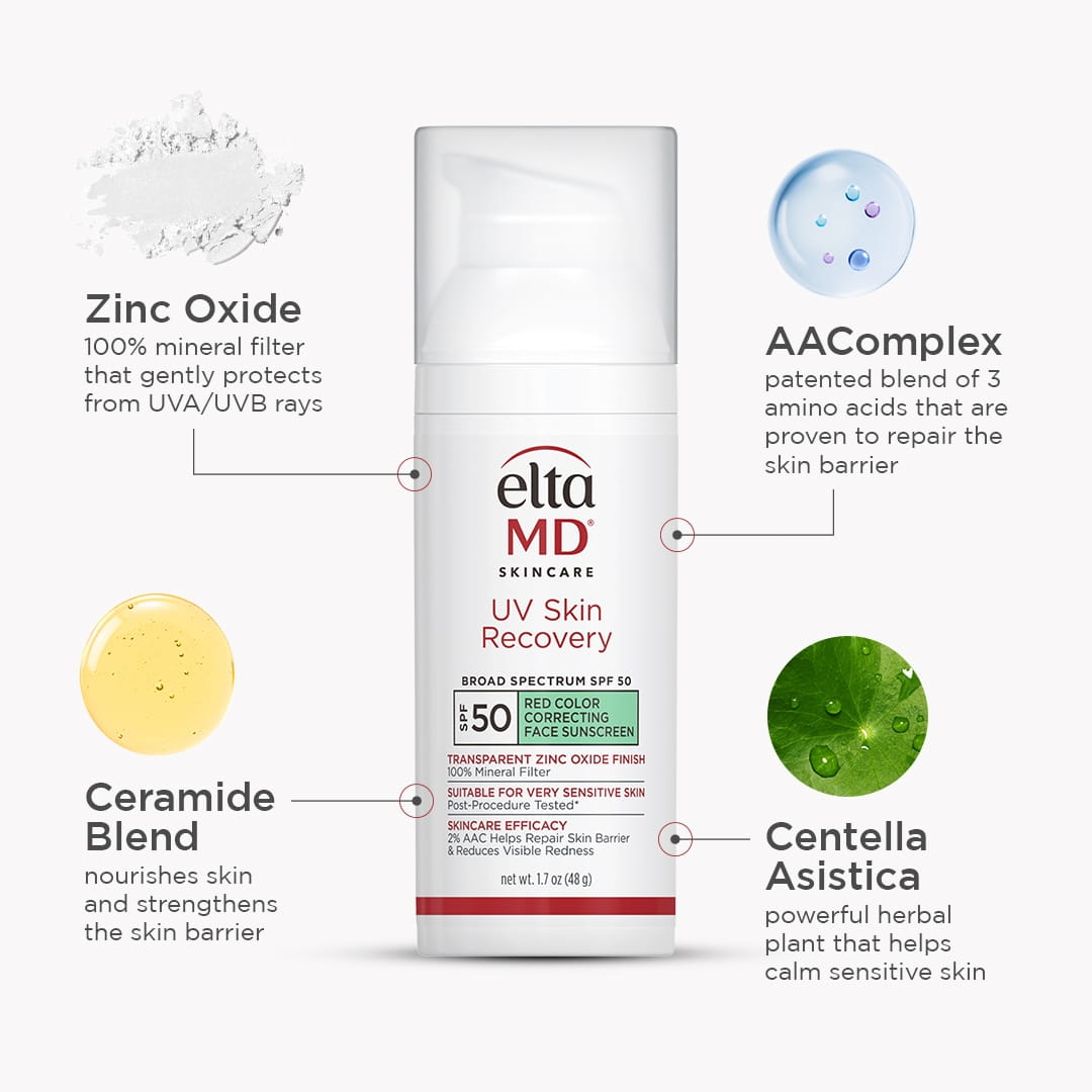 EltaMD UV Skin Recovery SPF50 Green Tint