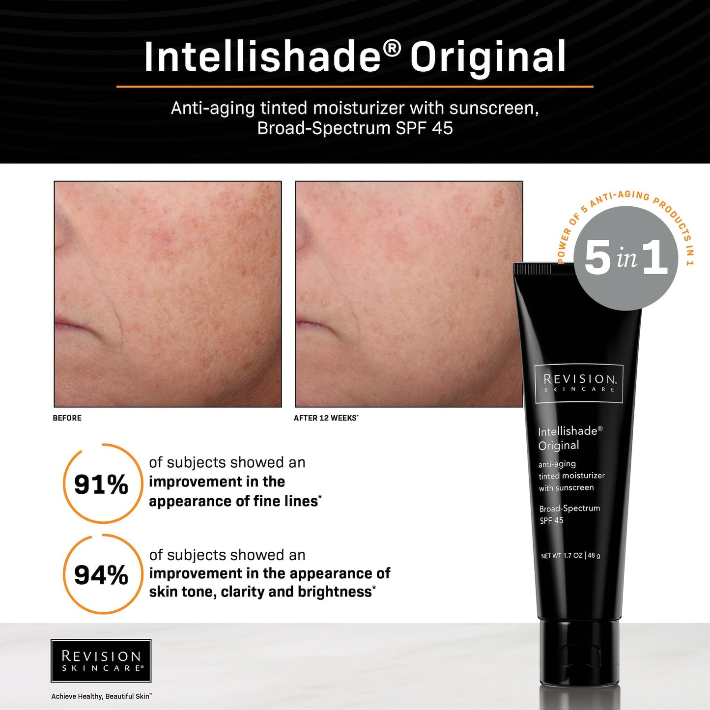revision-Intellishade-Original-beforeandafter-sunscreen-corefour-dca-advanced-skincare-center